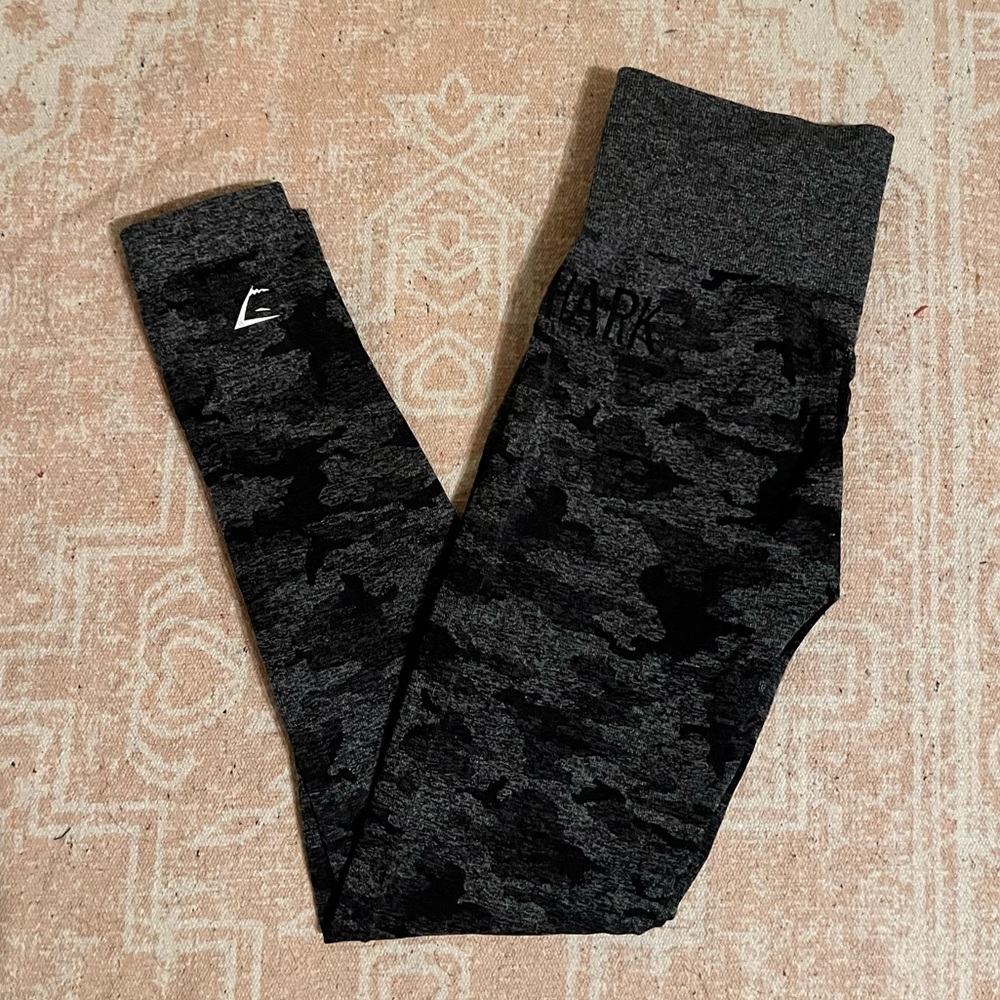 Gymshark Camo Scrunch Leggings